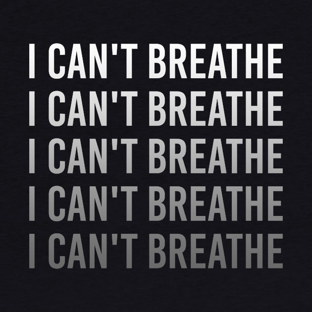 I Can't Breathe Black Lives Matter by Love Newyork